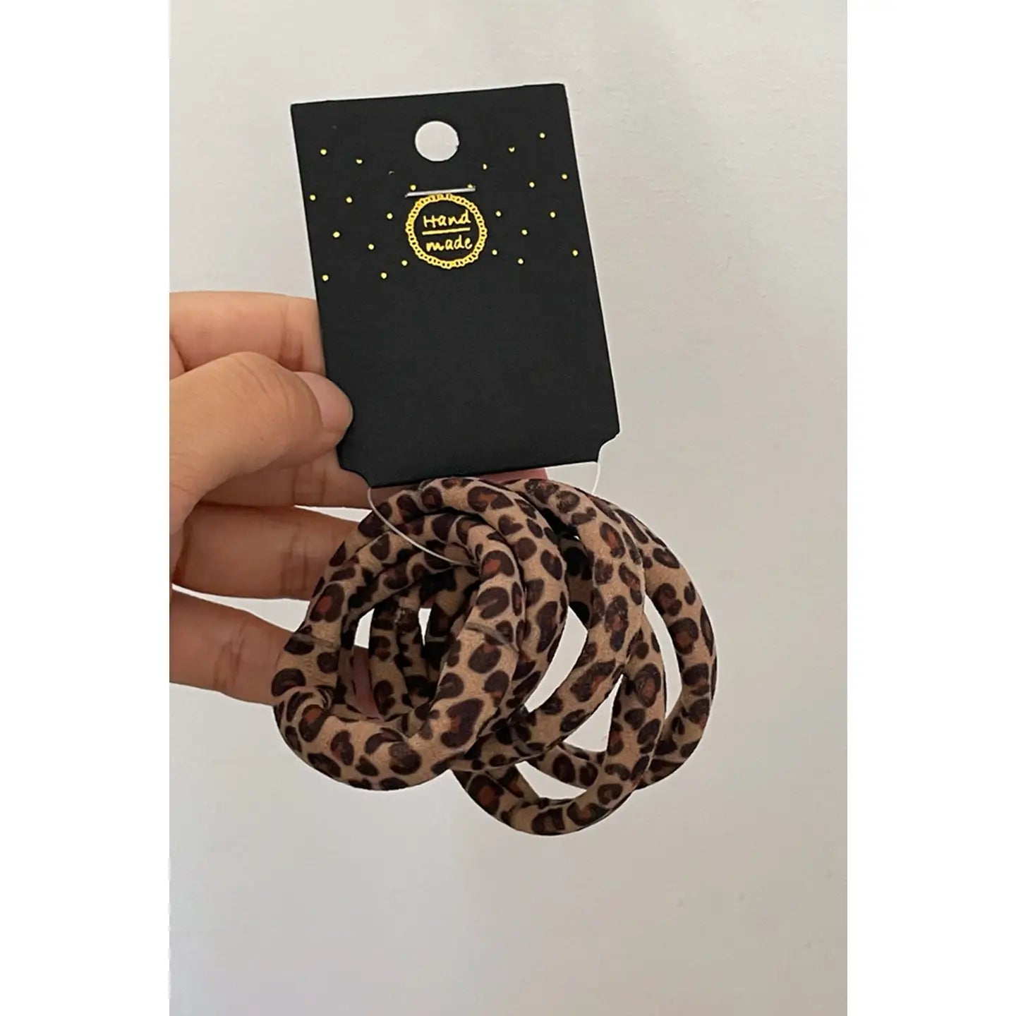 Leopard Elastic Hair Tie Set