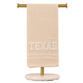 Texas Embroidery Hand Towel   Oat/Soft White