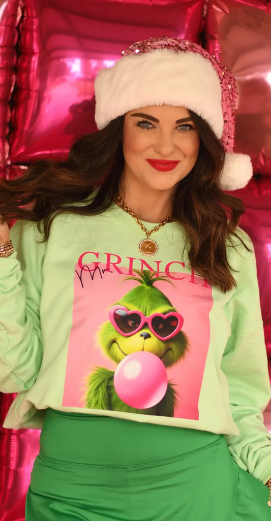 Mr. Grinch Pink Bubblegum TEE