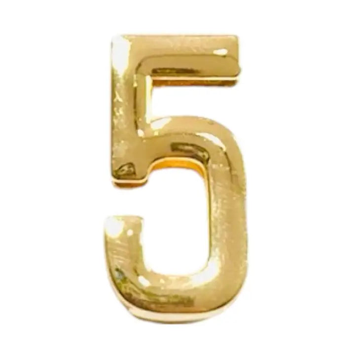 Gold Charm Letters For Stretchy Band Bracelets