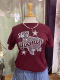 She's a Yoemen Maroon Tee