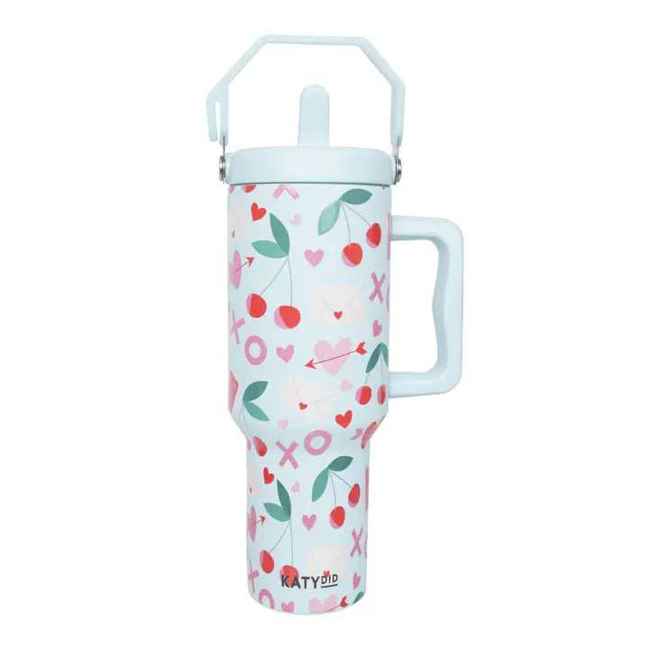 XO Cherries Valentine's Day Tumbler