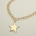 Metal Star Charm Pendant Necklace