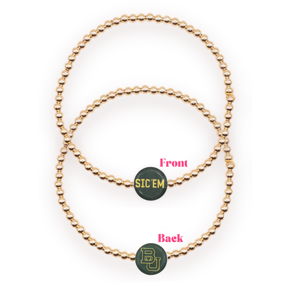 Baylor/ Sic Em Logo Bracelet