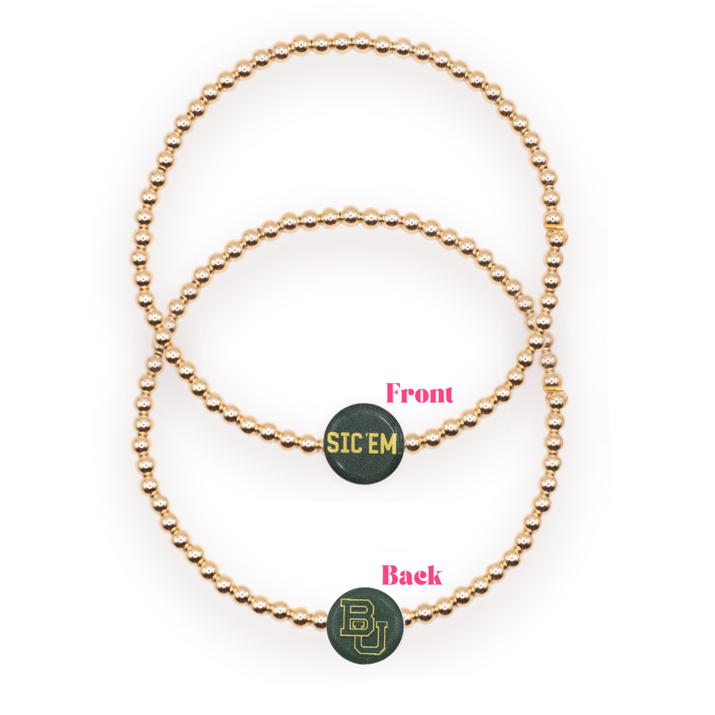 Baylor/ Sic Em Logo Bracelet
