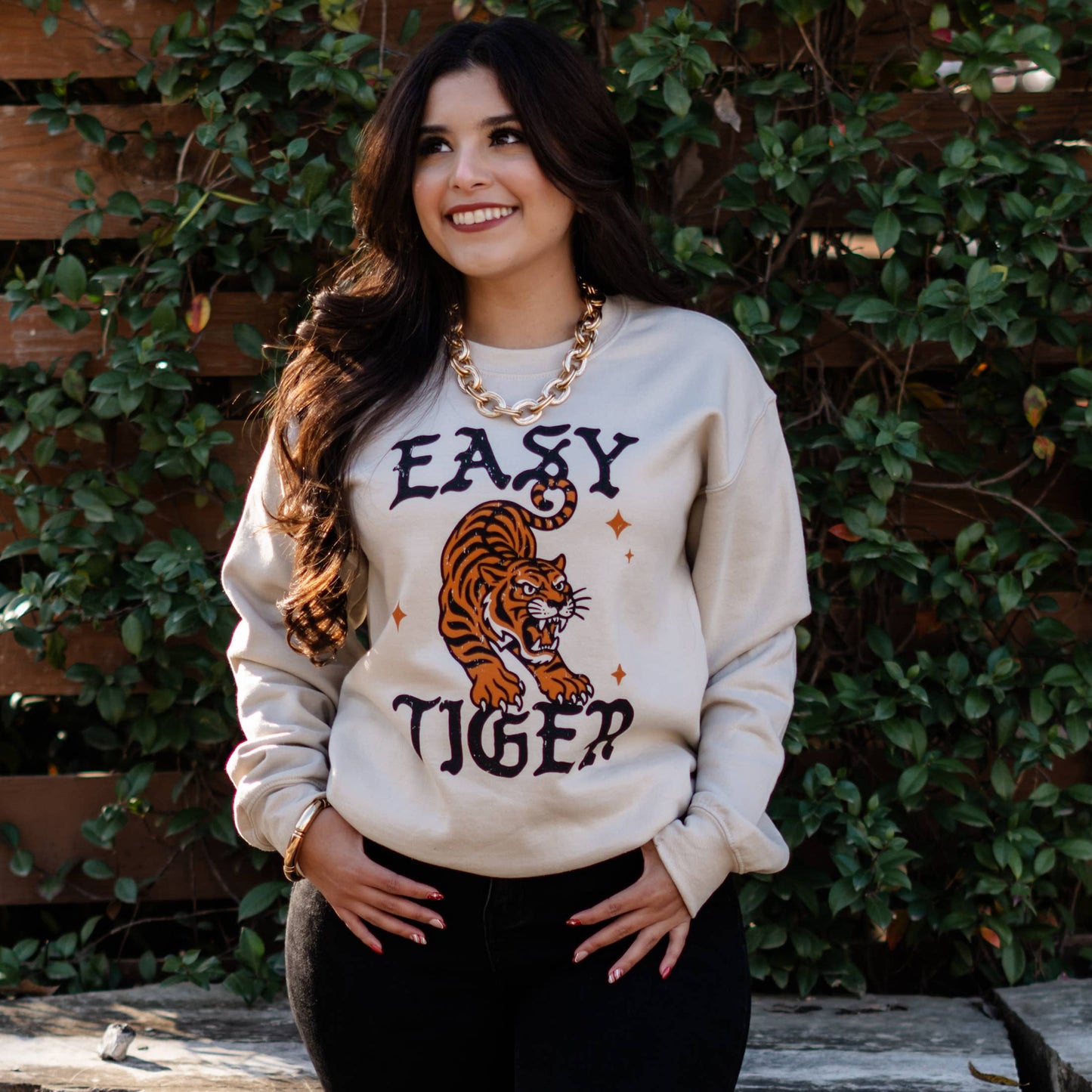Easy Tiger Retro Graphic Tee Vintage Inspired Shirt, Retro