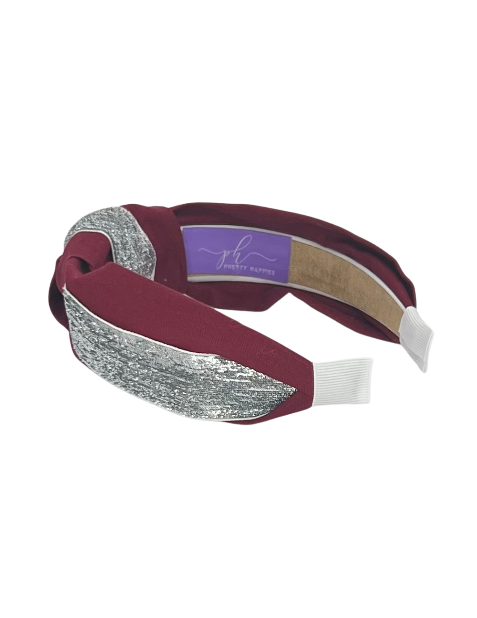 Maroon and Silver Stripe