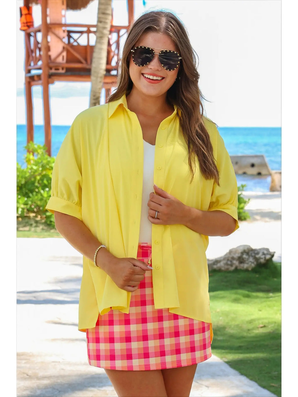 Summer Crush Plaid Skort