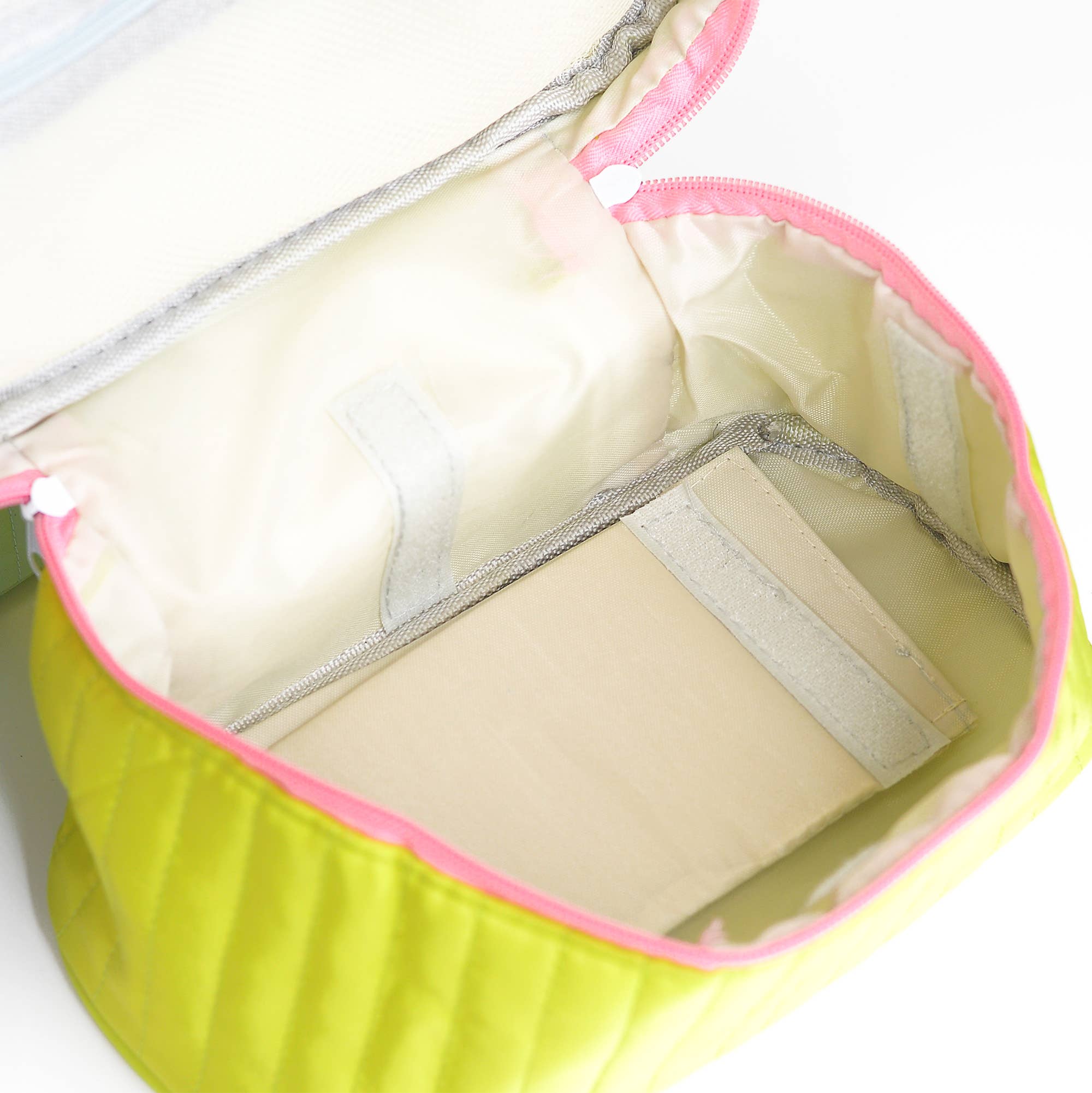 Puffy Quilted Cosmetic Bag with Handle, Puff Makeup Bag