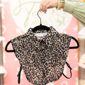 Leopard Dickie Collar