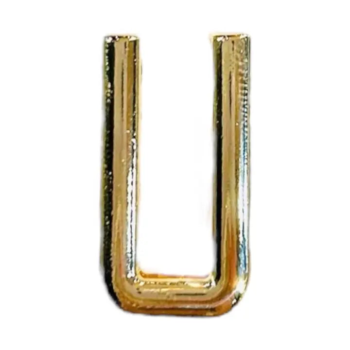 Gold Charm Letters For Stretchy Band Bracelets