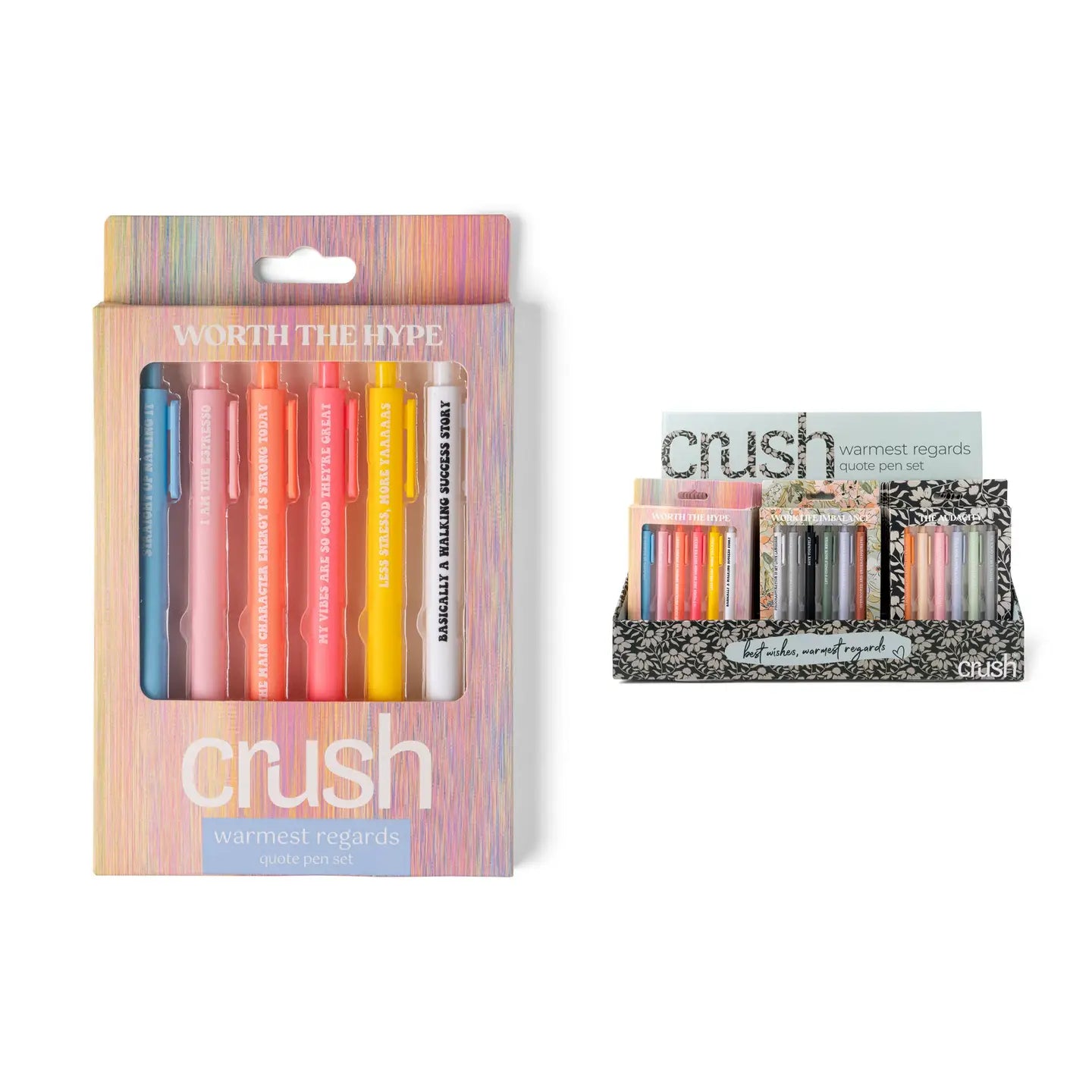 Crush Warmest Regards Quote Pens
