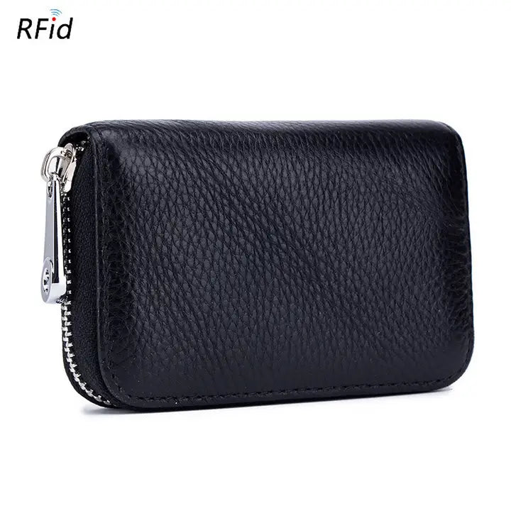 Multi-Functional Anti-Theft Brush Magnetic Card Bag