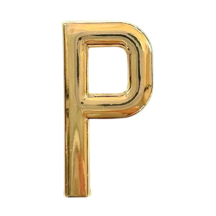 Gold Charm Letters For Stretchy Band Bracelets