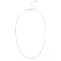 Natalia Micro Paperclip Chain Charm Necklace