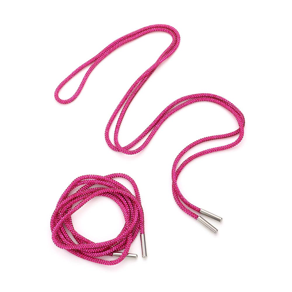 1 Pair - Bling Shoelaces Drawstring Ropes