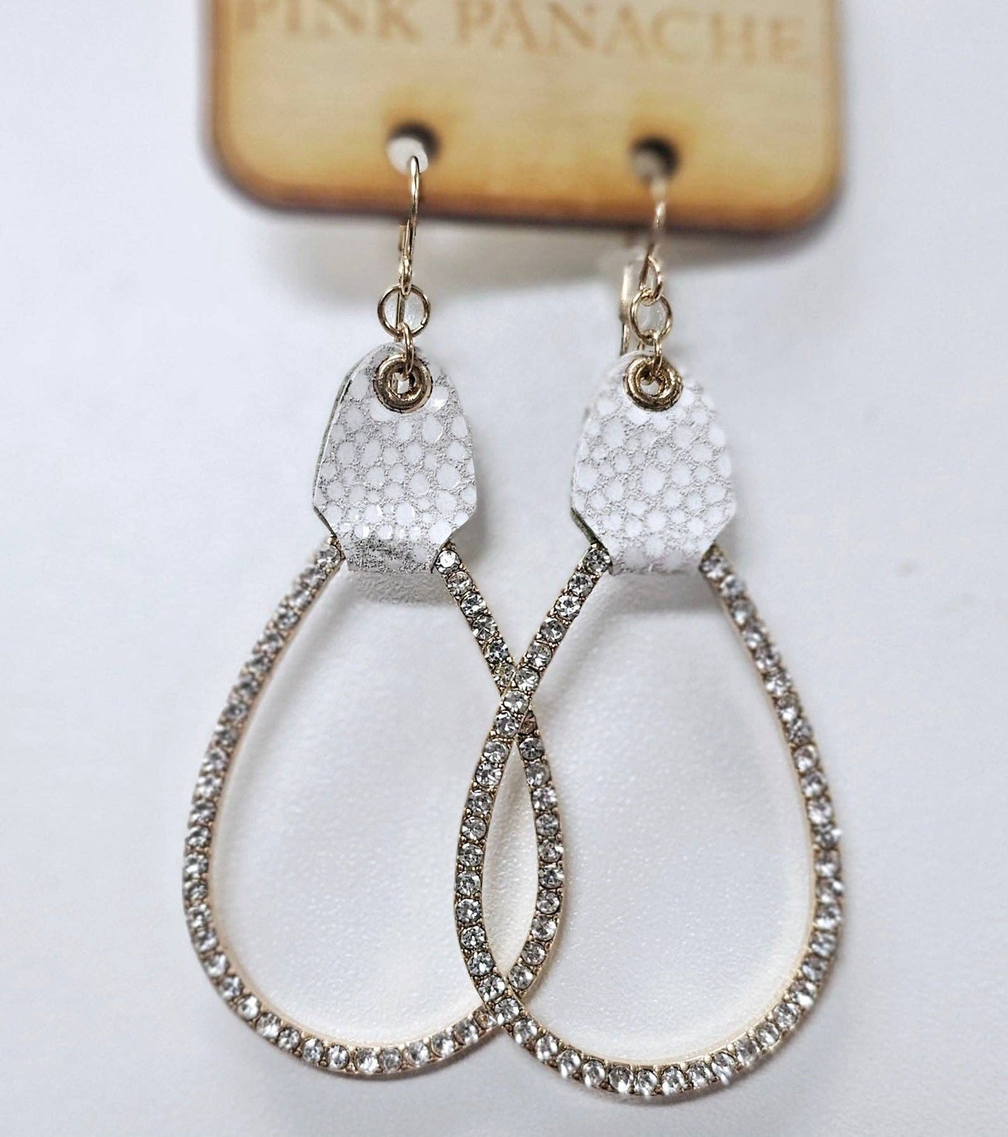 Silver teardrop earring 1CNC X227