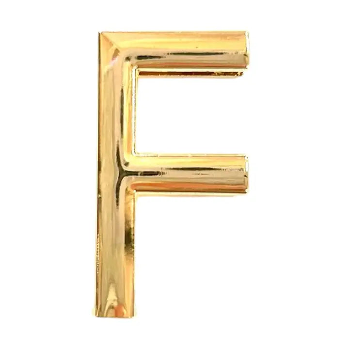 Gold Charm Letters For Stretchy Band Bracelets