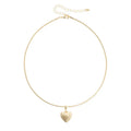 Heart of Gold Skinny Collar Necklace