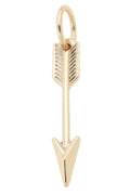 Arrow Charm in Shiny Gold