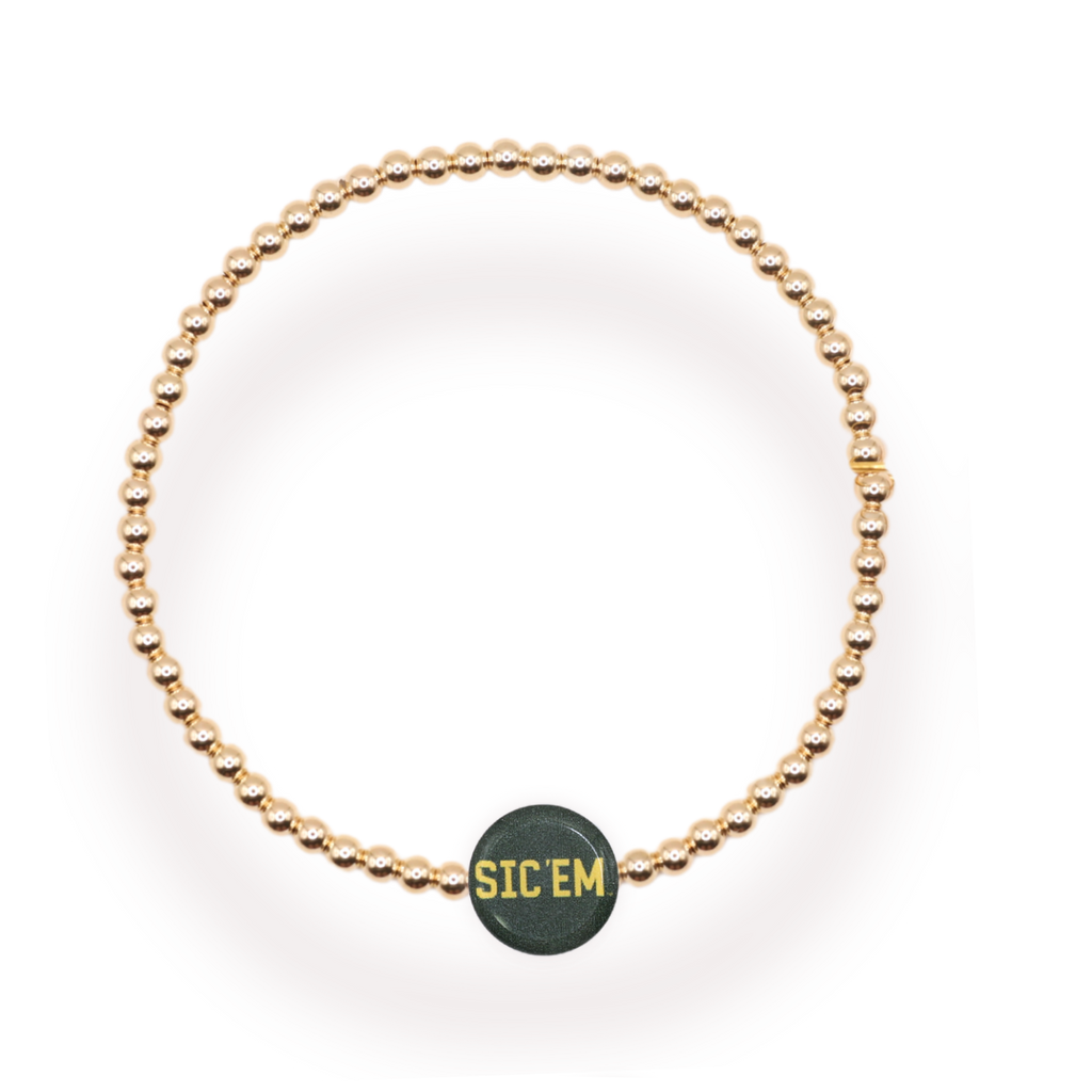 Baylor/ Sic Em Logo Bracelet