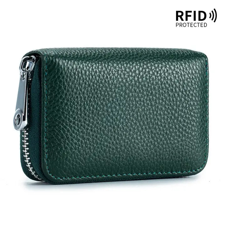 Multi-Functional Anti-Theft Brush Magnetic Card Bag