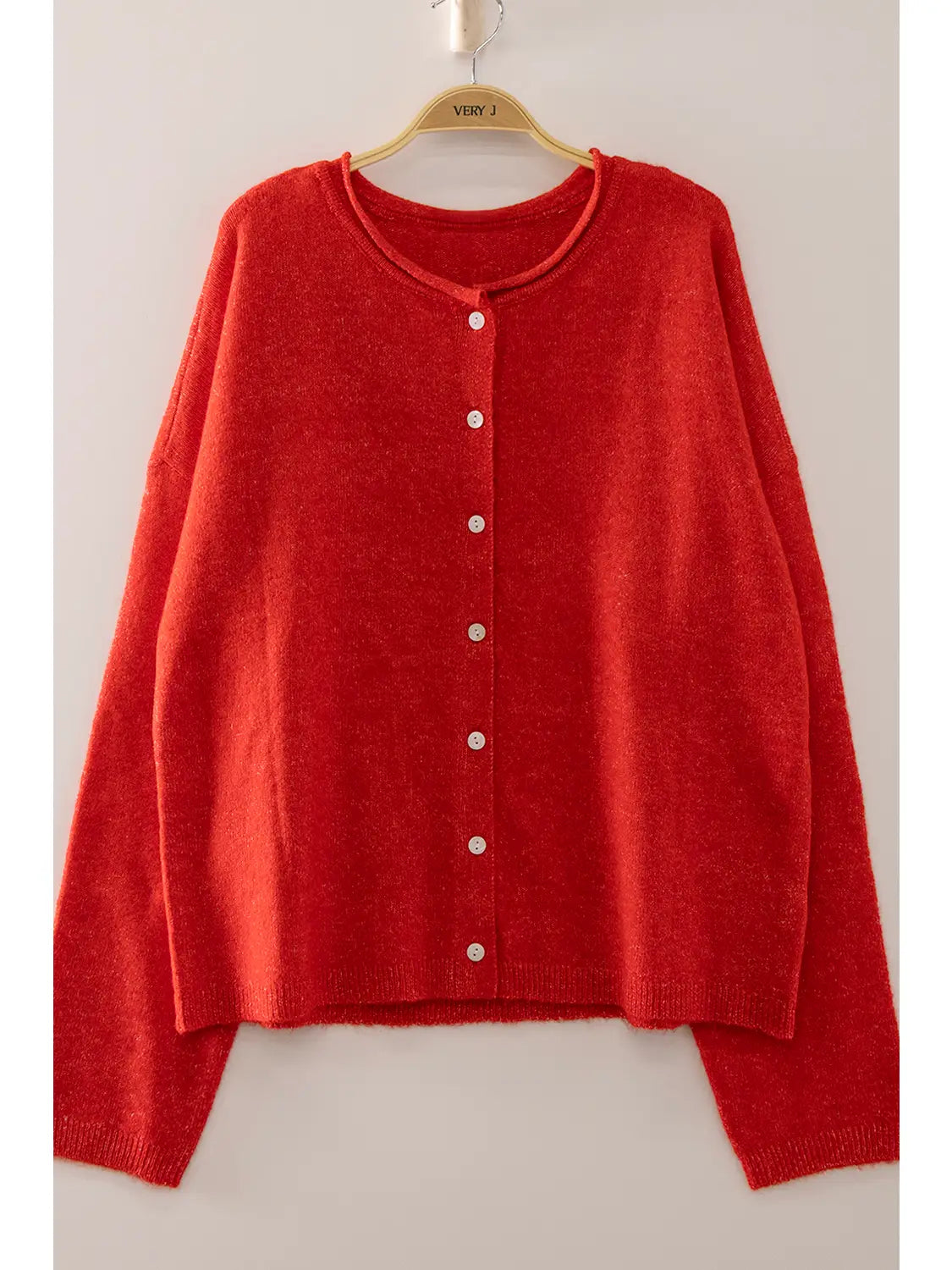 Soft Touch Button Cardigan