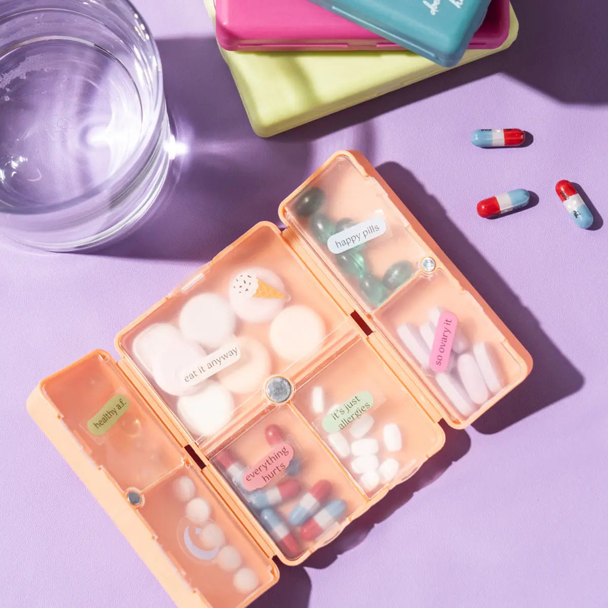 Crush Everything Fine Pill & Vitamin Case