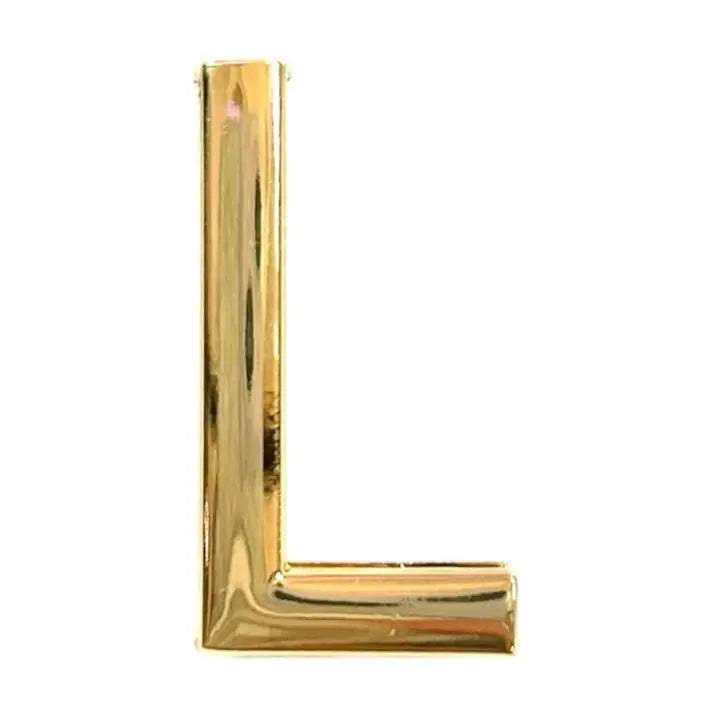 Gold Charm Letters For Stretchy Band Bracelets