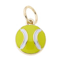 Tennis Ball Enamel Charm