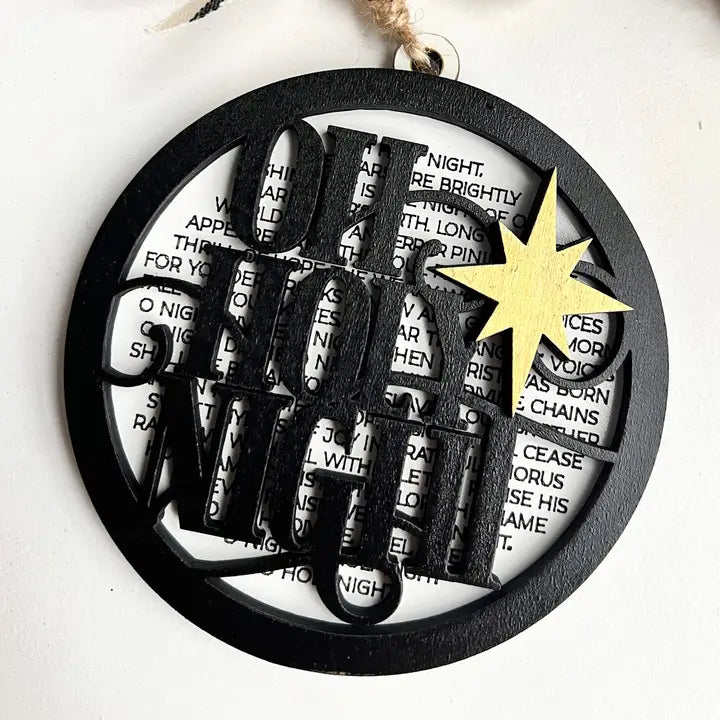 Oh Holy Night Christmas Ornament