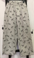 Horse Patterned Pant