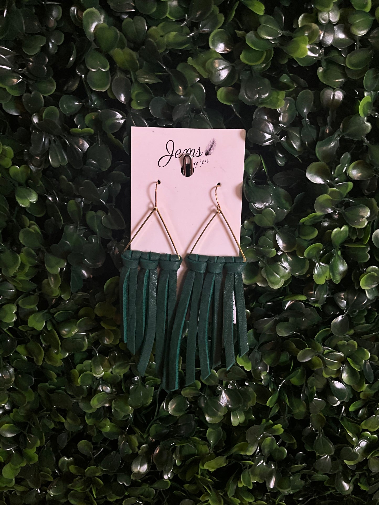 Fringe Leather Earring