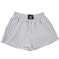LULU MAC Gingham Boxer Short - Grey