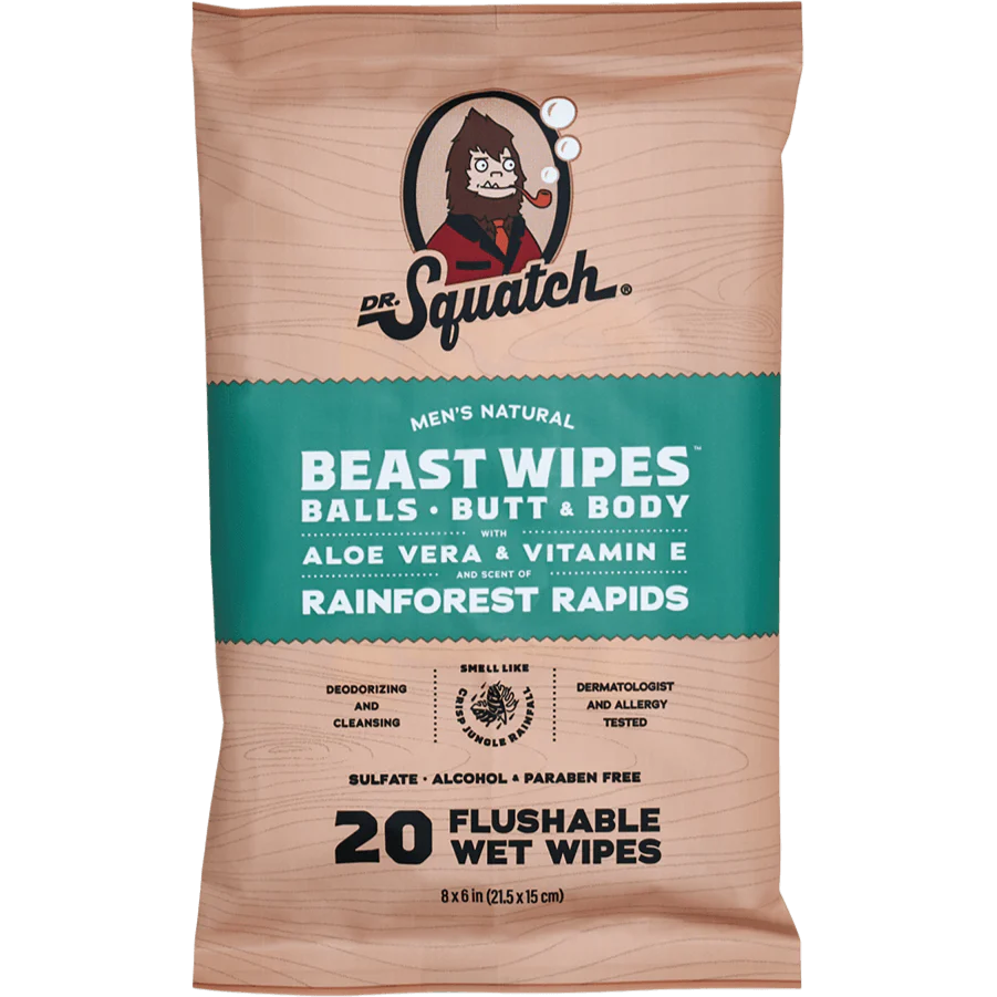 Dr. Squatch Rainforest Rapids Wipes