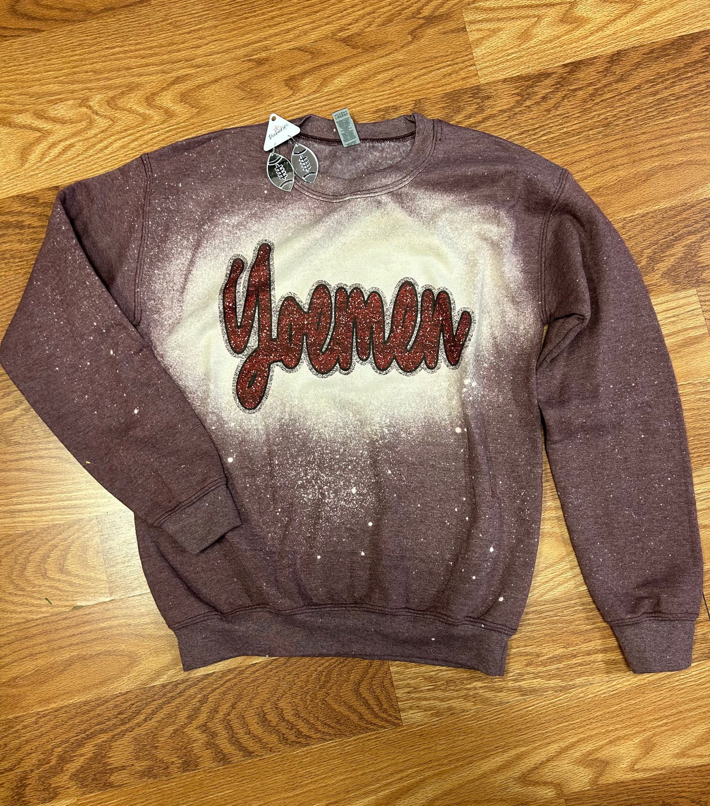 Yoemen Faux Glitter Sweatshirt