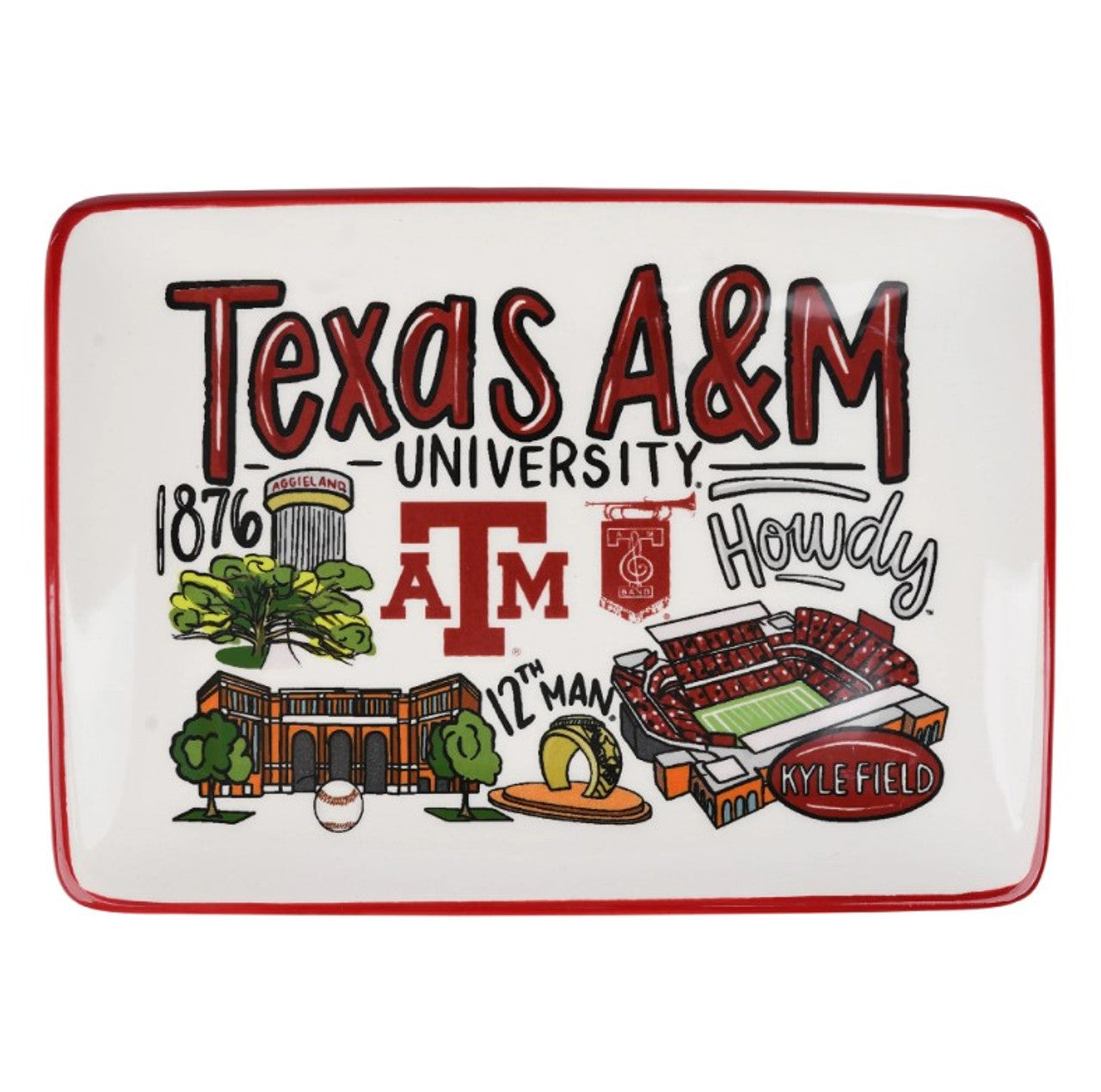 Texas A&M Icon Trinket Tray