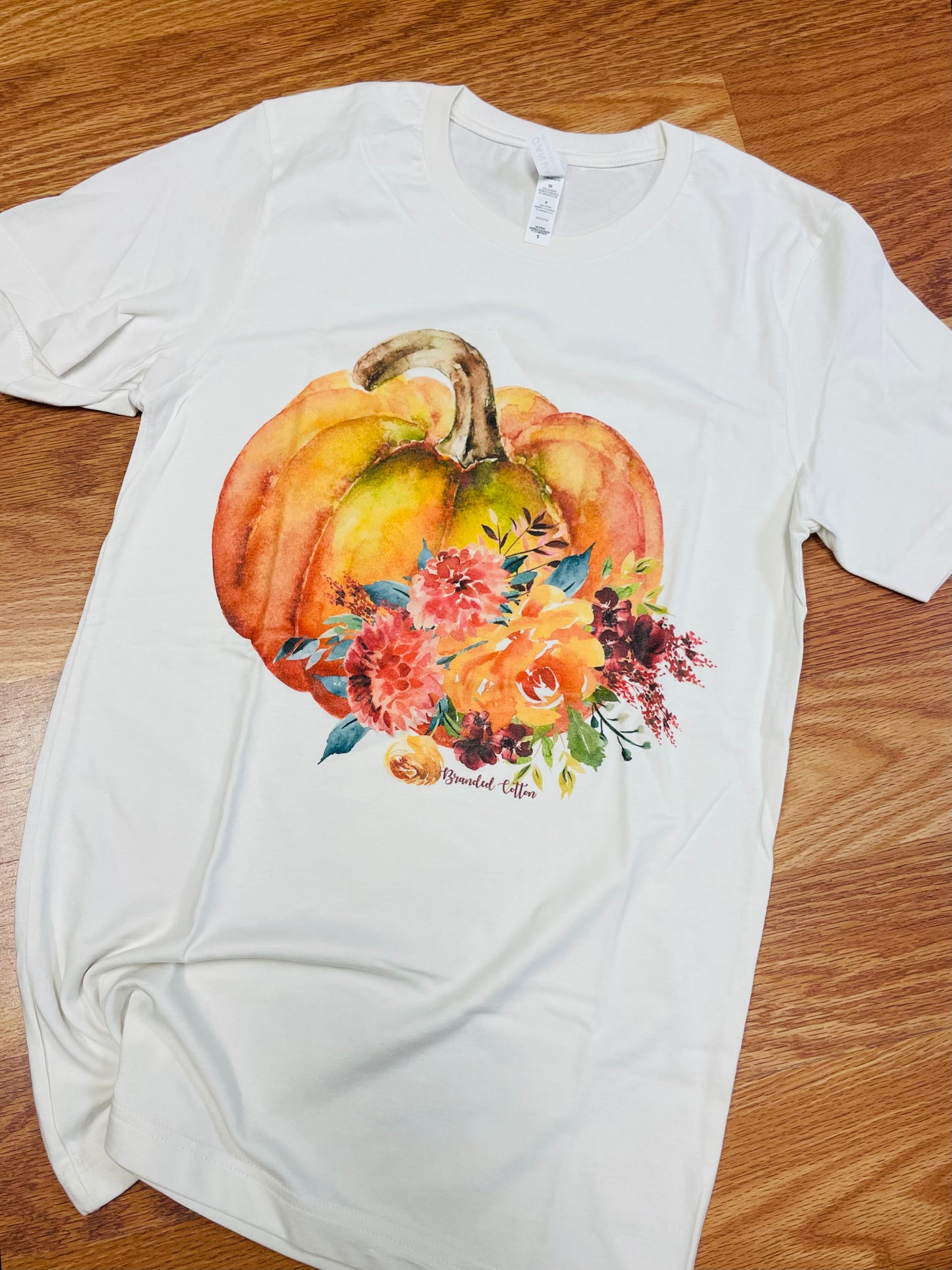 Floral Pumpkin Tee