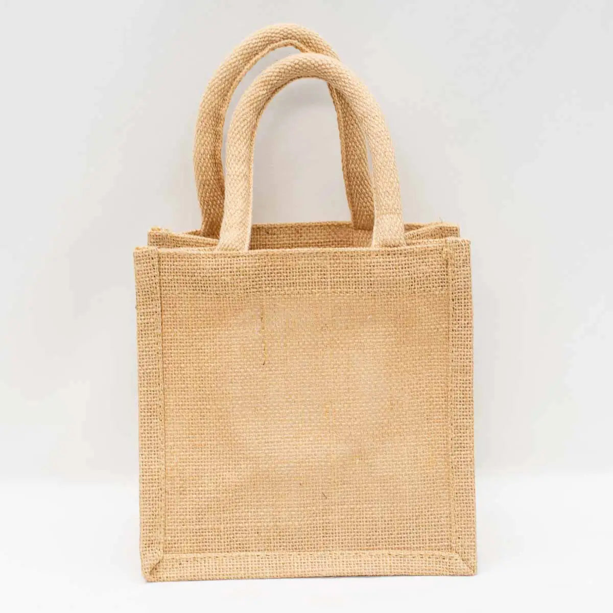 Jute Petite Gift Tote Natural 7x7x5