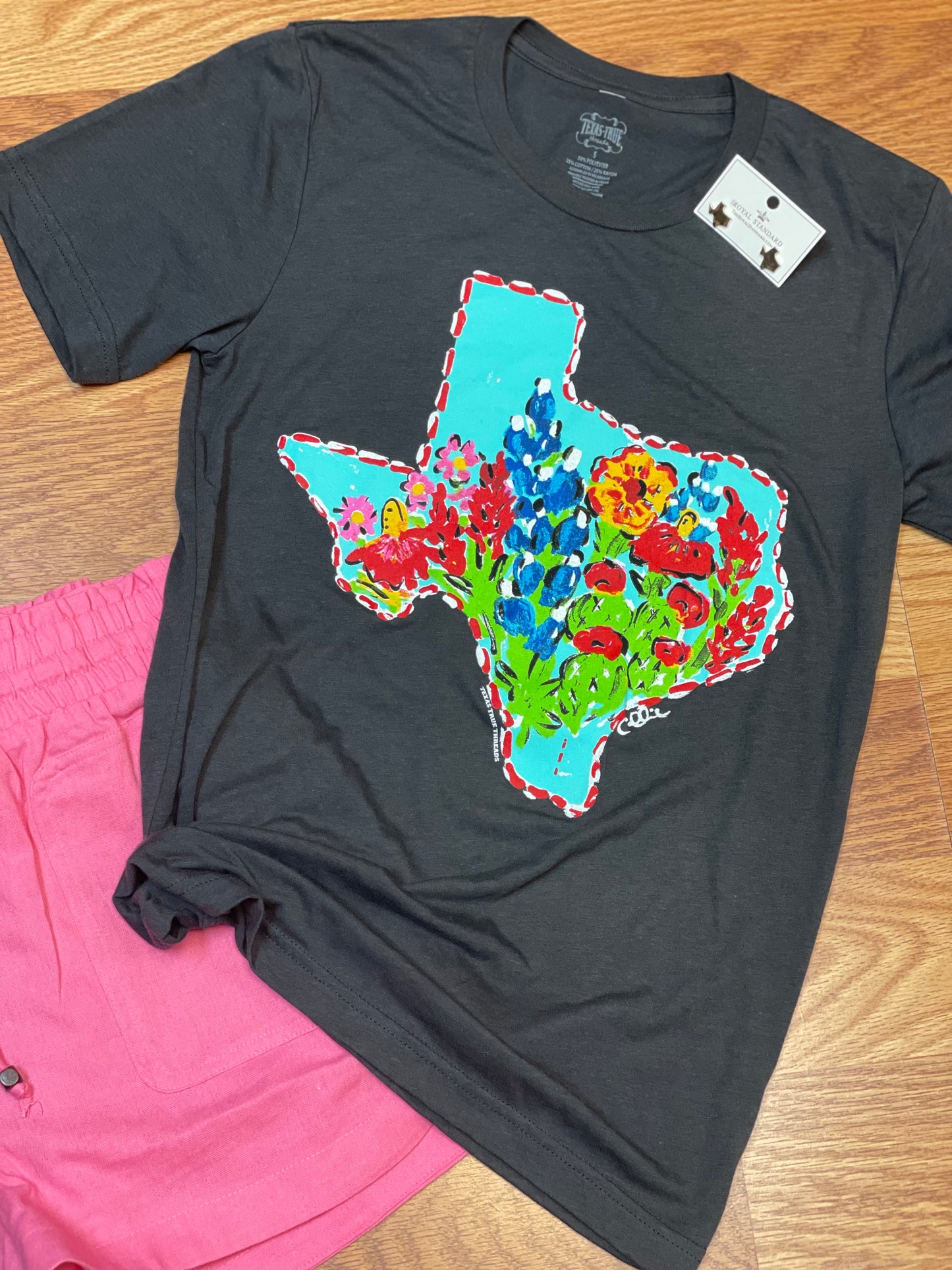 Texas True Flower Graphic TEXAS Tee