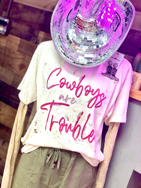 Cowboys are Trouble Tee