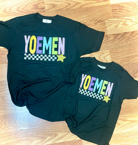 Yoemen Checker Star Tee