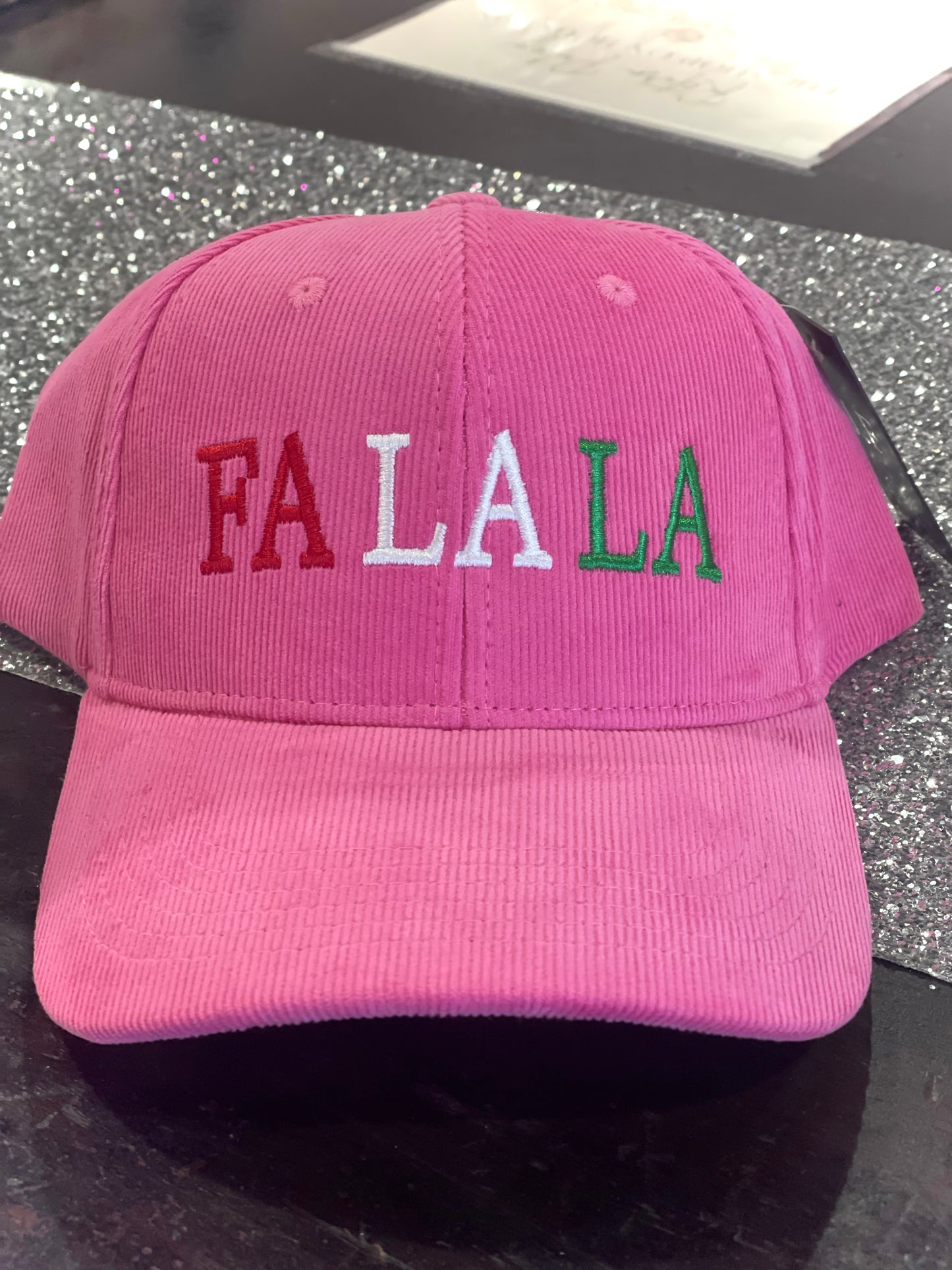 Christmas Pink Corduroy Hats