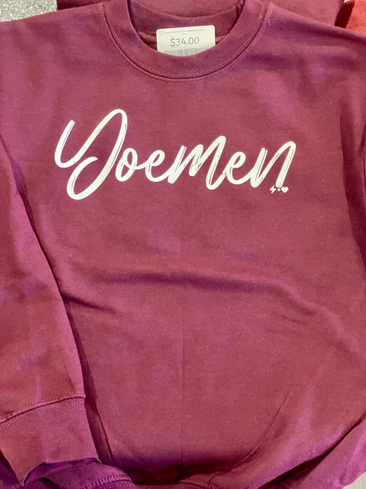 Brushed Yoemen Team Spirit Maroon Sweatshirt