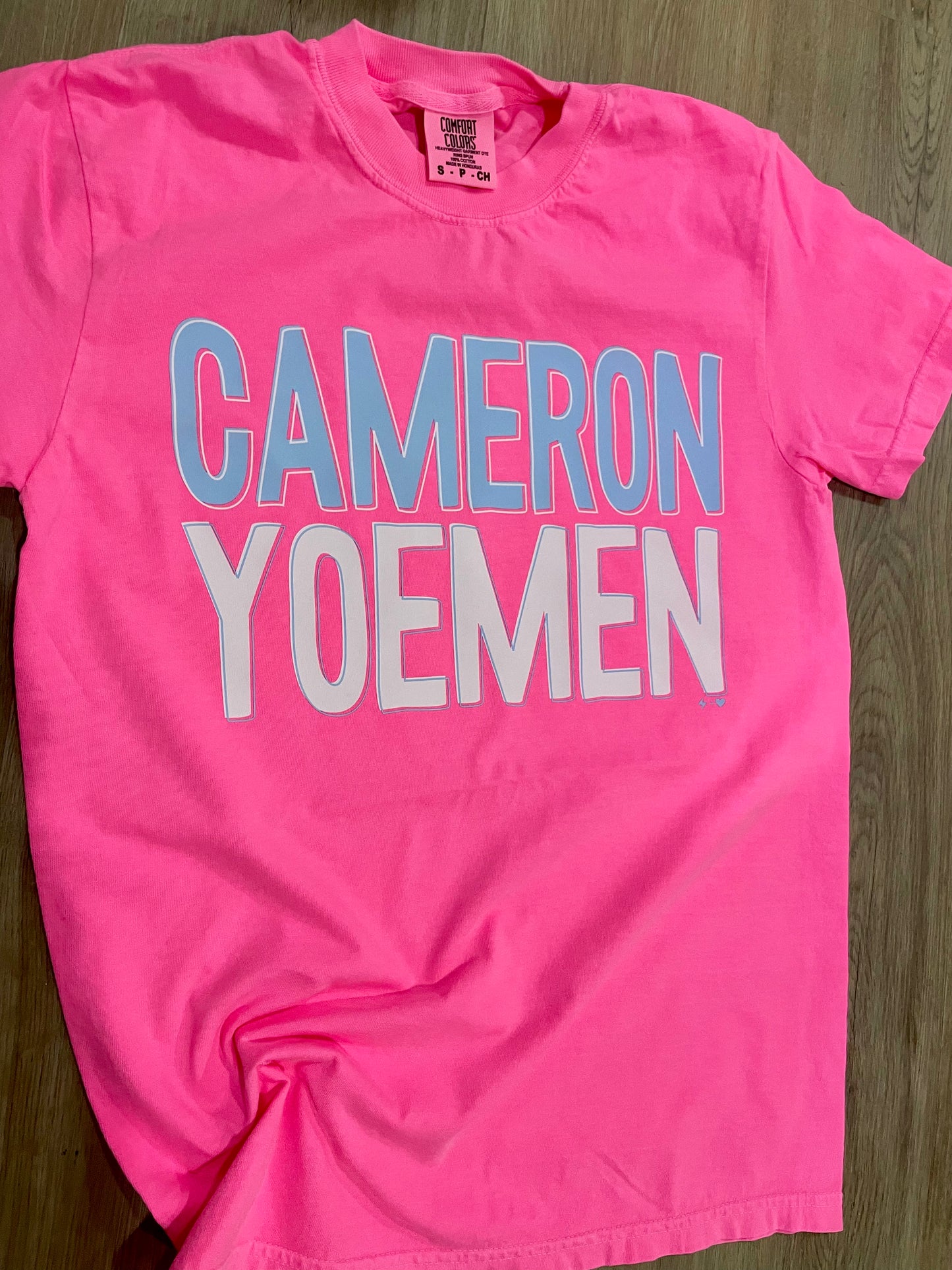 Neon Pink Cameron Yoemen Tee