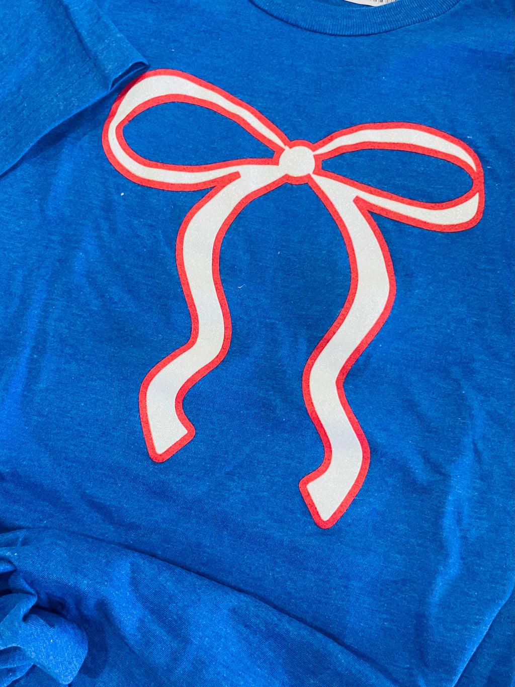 Glitter American Bow Tee