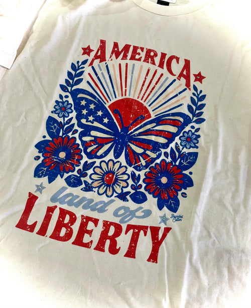 American Butterfly Tee