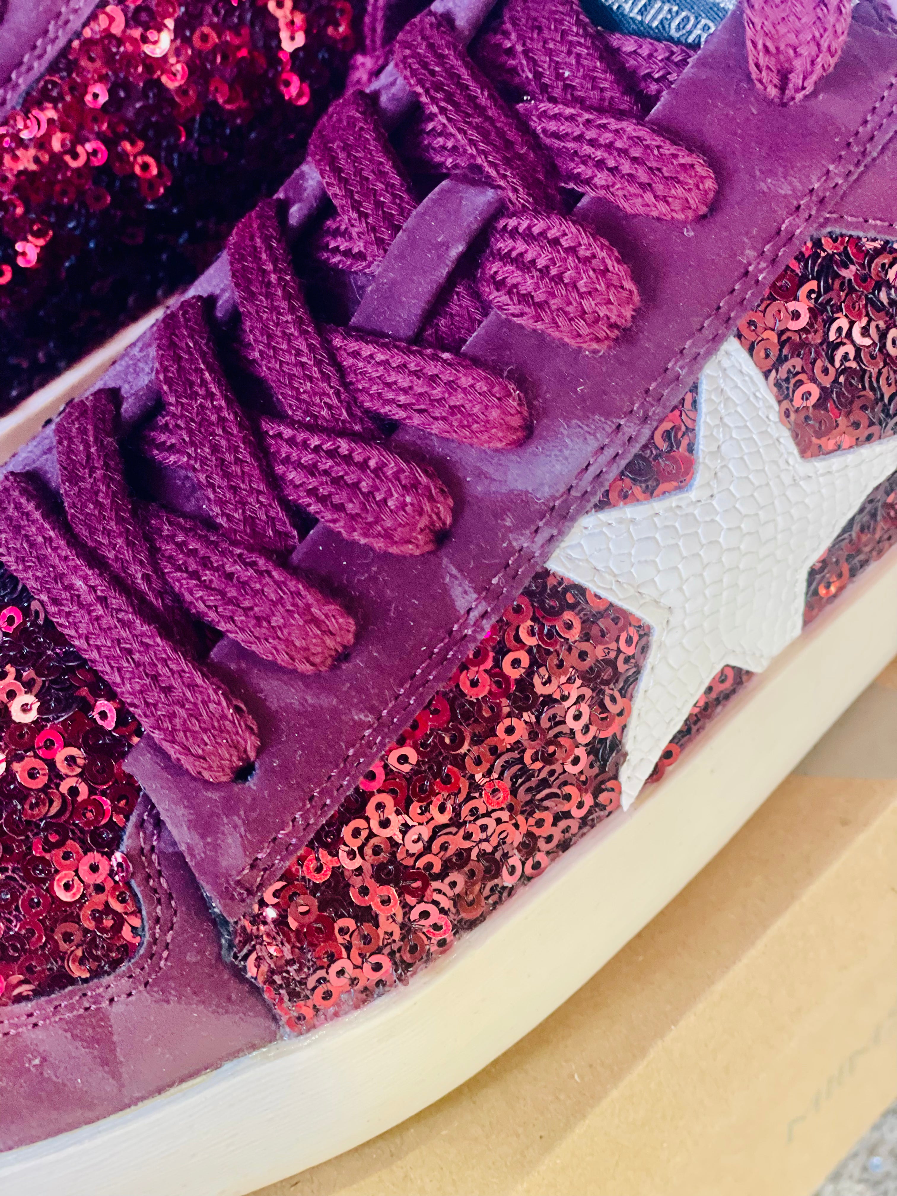 Glitter Star Sneakers