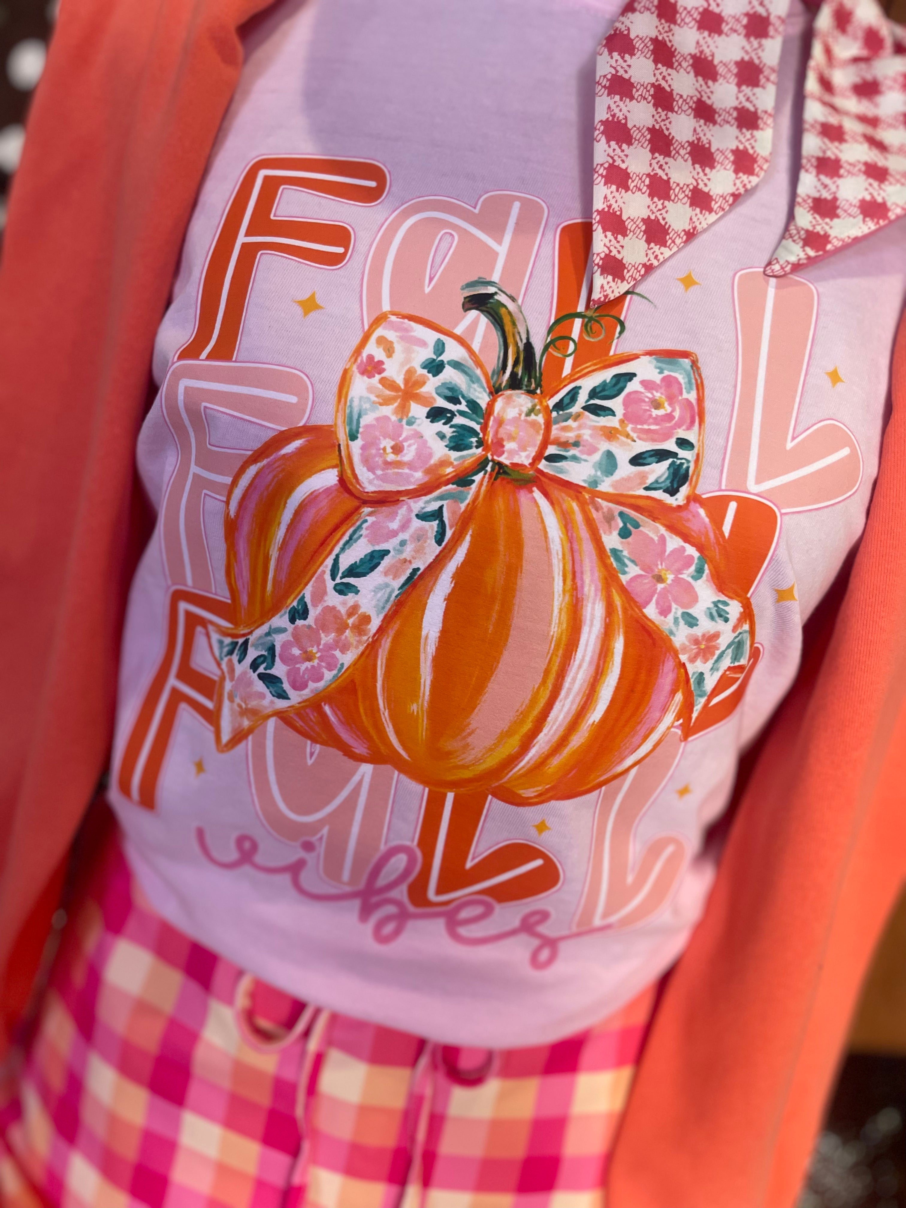Fall Pink Vibes Tee