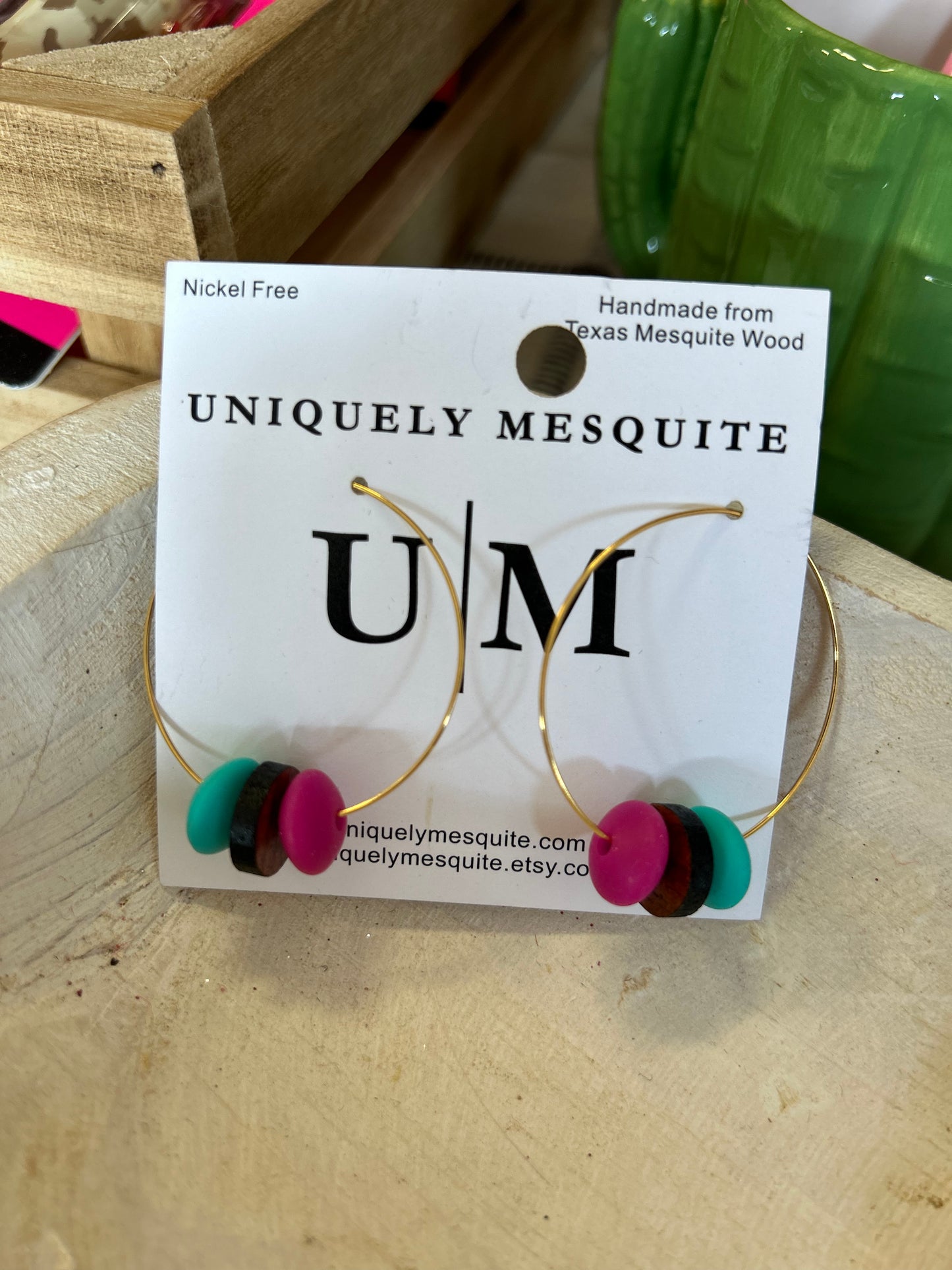 UM 3 Bead Earring